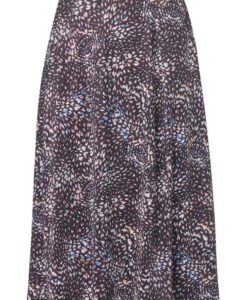 Lou Print Rok Bruin / Blauw