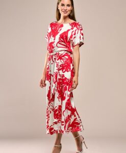 Carissa Print Rok Rood / Wit
