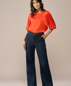 Caroline Tensen Roblin Top Rood
