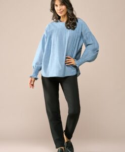 Caroline Tensen Winsley Blouse Licht Blauw