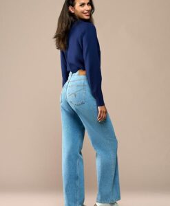 Lienna Broek Denim Blauw