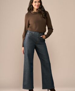 Lienna Coated Broek Brons
