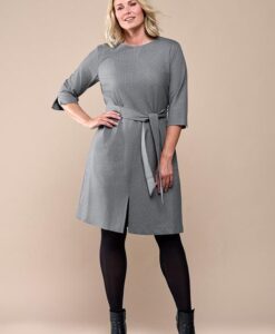 Ziana Lurex Jurk Grijs Maxi